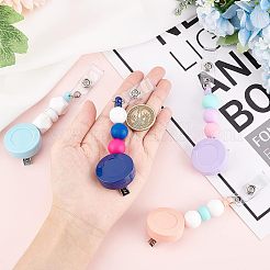 4 bobine di badge in plastica da 4 stili&nbsp;AJEW-OC0003-34