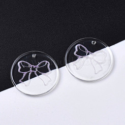Transparente Harzanhänger&nbsp;RESI-N030-006C