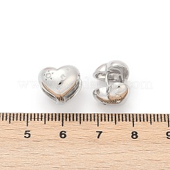 Orecchini a cerchio in ottone chiaro con zirconi cubici&nbsp;EJEW-Q016-07P