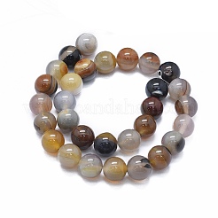 Filo di perline di agata naturale&nbsp;G-I245-70B-01