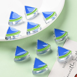 Perles acryliques émail transparent&nbsp;TACR-S155-001K