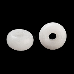 Natürliche weiße jade europäische perlen&nbsp;G-C134-04C