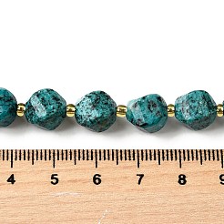 Natürliche Sesamjaspis gefärbte Perlenstränge&nbsp;G-U023-A01-01