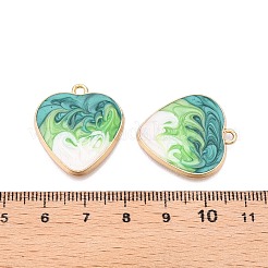 Crémaillère placage pendentifs en émail d'alliage&nbsp;LS-ENAM-N056-366KCG-02