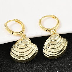 Orecchini a cerchio in ottone&nbsp;EJEW-Q036-03B-G