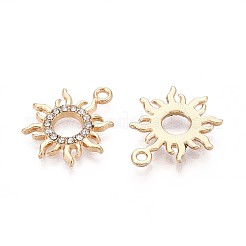 Pendenti con strass in lega di placcatura a cremagliera&nbsp;PALLOY-T091-20A-G