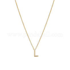 Colliers avec pendentif initial en laiton pour femmes&nbsp;FS-WG1D7F7-25