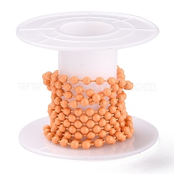 Chaînes à billes en laiton faites à la main&nbsp;KK-J276-16B-P08