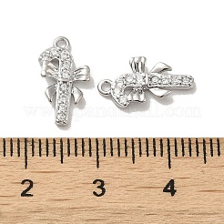 Pendentifs avec zircon cubiques à micro-pavés en laiton&nbsp;KK-H455-38P