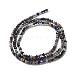 Chapelets de perles en sodalite naturelle&nbsp;G-RM2025-A19-2mm-A