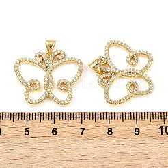 Colgante micropavé cubic zirconia de latón&nbsp;KK-S526-54G