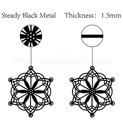 Décorations de pendentif en fer&nbsp;HJEW-WH0013-029
