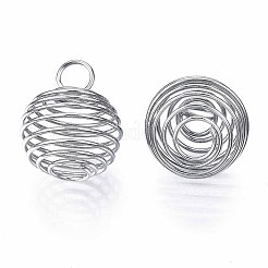 Pendentifs en fil de fer&nbsp;X1-IFIN-R231-25mm-P