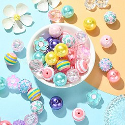 Kit de fabrication de décoration de pendentif de bracelet bubblegum à faire soi-même pour le thème du printemps&nbsp;MACR-CJC0005-02B-01