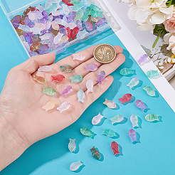 140 Stück 14 Farben transparent gespritzte Glasperlen&nbsp;GLAA-ME0001-10