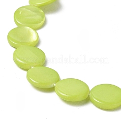 Fili di perle d'acqua dolce naturali verniciate a spruzzo&nbsp;SHEL-C003-05G