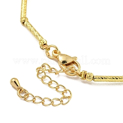 Braccialetti da donna con perline rotonde in ottone con placcatura a cremagliera&nbsp;BJEW-B106-19M