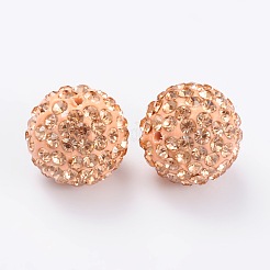 Polymer Ton Strass Perlen&nbsp;RB-H284-6MM-362