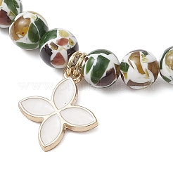 Braccialetti di fascino della lega dello smalto&nbsp;BJEW-JB12238-02
