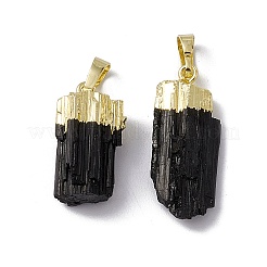 Natürliche schwarze Turmalin-Anhänger&nbsp;G-G977-02G