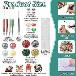 4 penna a sfera in plastica ABS a 4 colori&nbsp;AJEW-FS0001-42