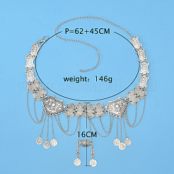 Geometrische Legierungskette mehrlagige Quaste Taille Tanz Bauchketten für Frauen&nbsp;FS-WG5F3E8-01