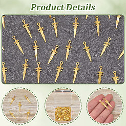 100 pièces pendentifs en alliage de style tibétain&nbsp;TIBEP-SC0003-53G