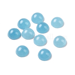 Natürliche weiße Jade Cabochons&nbsp;X-G-G506-8mm