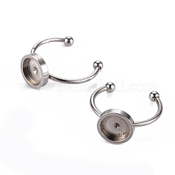Anlaufgeschützte Manschettenpolster-Ringfassungen aus Edelstahl 201&nbsp;STAS-S080-042C-P