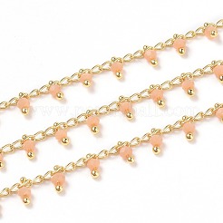Chaînes de perles en verre manuels&nbsp;CHC-K008-B03
