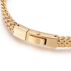 304 Edelstahl-Mesh-Armbänder&nbsp;BJEW-L665-04G