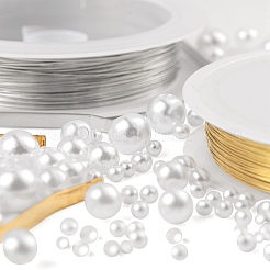 DIY Nachahmungsperlen-Haarband-Herstellungssets&nbsp;DIY-LS0003-76
