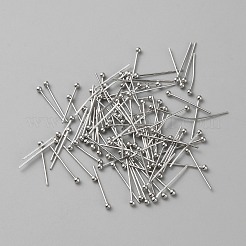 100 Stück Messing-Kugelkopfstifte&nbsp;FIND-WH0110-694B-P