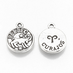 Tibetischen Stil Legierungs Anhänger & Charms&nbsp;TIBE-Q084-03AS-LF