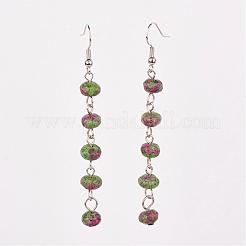 Pendientes pendientes de latón borla&nbsp;EJEW-JE02367
