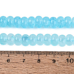 Stränge aus Imitations-Jade-Knisterglasperlen&nbsp;GLAA-Q108-05A-A03
