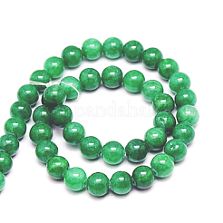 Chapelets de perles en jade jaune naturel&nbsp;X-G-G598-4mm-YXS-19