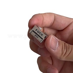Manschettenringe aus Legierung mit dem Wort „Fuck“&nbsp;FS-WGD1DDB-01