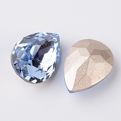 Facettierte Tropfen k9 Glas Strass Cabochons&nbsp;RGLA-I001-18x13mm-009