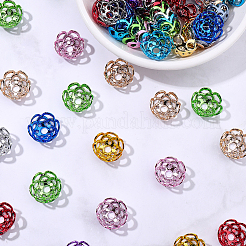 100 Stück UV-beschichtete ABS-Perlenkappen&nbsp;OACR-SP0002-20