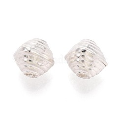 925 Sterling Silber gewellte Perlen&nbsp;STER-N016-127S