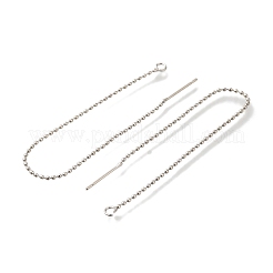 Filo per l'orecchio in ottone con placcatura a cremagliera&nbsp;KK-C081-08P