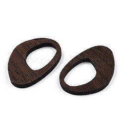Anhänger aus natürlichem Wengeholz&nbsp;WOOD-T023-55A-01