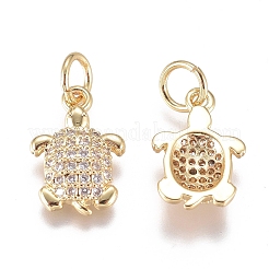 Pendentifs avec zircon cubiques à micro-pavés en laiton&nbsp;LS-ZIRC-G168-47G