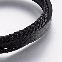 Lederband Multi-Strang-Armbänder&nbsp;BJEW-F325-13P