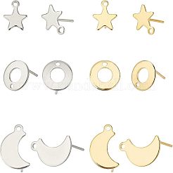 Ohrstecker-Beschläge aus Edelstahl 304&nbsp;STAS-UN0020-27