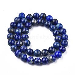 Natürlicher Lapislazuli Perlenstränge&nbsp;G-E465-8mm-01