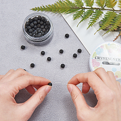 Kit per la creazione di braccialetti elasticizzati con perline di pietra lavica naturale fai-da-te&nbsp;DIY-CJ0001-21D