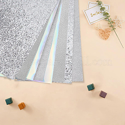 8 foglio 4 stili fogli in pelle PU&nbsp;DIY-CL0001-94