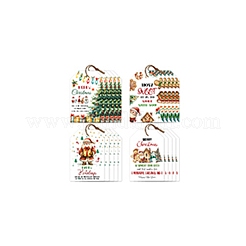 120 Stück 4 Stile Sonnenblumenpapier Dankeschön-Geschenkanhänger&nbsp;CDIS-WH0038-06
